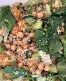 Orange pistachio quinoa salad
