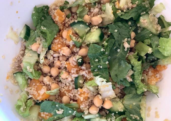 Recipe: Yummy Orange pistachio quinoa salad