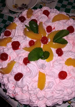 Una foto de Torta rosa