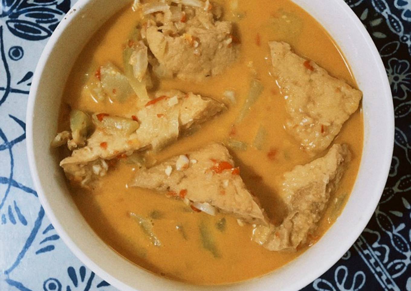 Sayur labu tahu santen🥰
