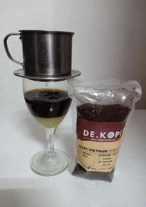 Foto resep Coffee vietnam drip