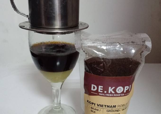 Langkah Mudah untuk Membuat Coffee vietnam drip, Menggugah Selera