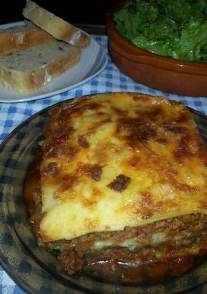 Foto principal de Lasaña de berenjenas y carne picada