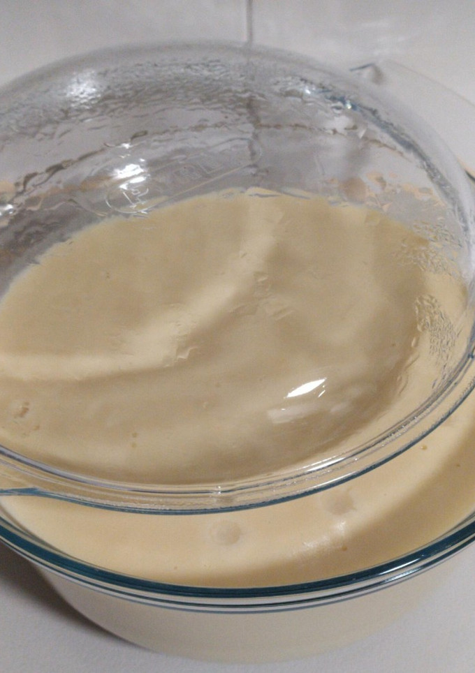 Una foto de Vichyssoise o crema de puerros