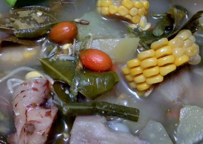 Sayur asem melinjo sambal terasi