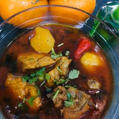 Punjabi style ke chicken 🐔 aalo A picture of Punjabi style ke chicken 🐔 aalo.