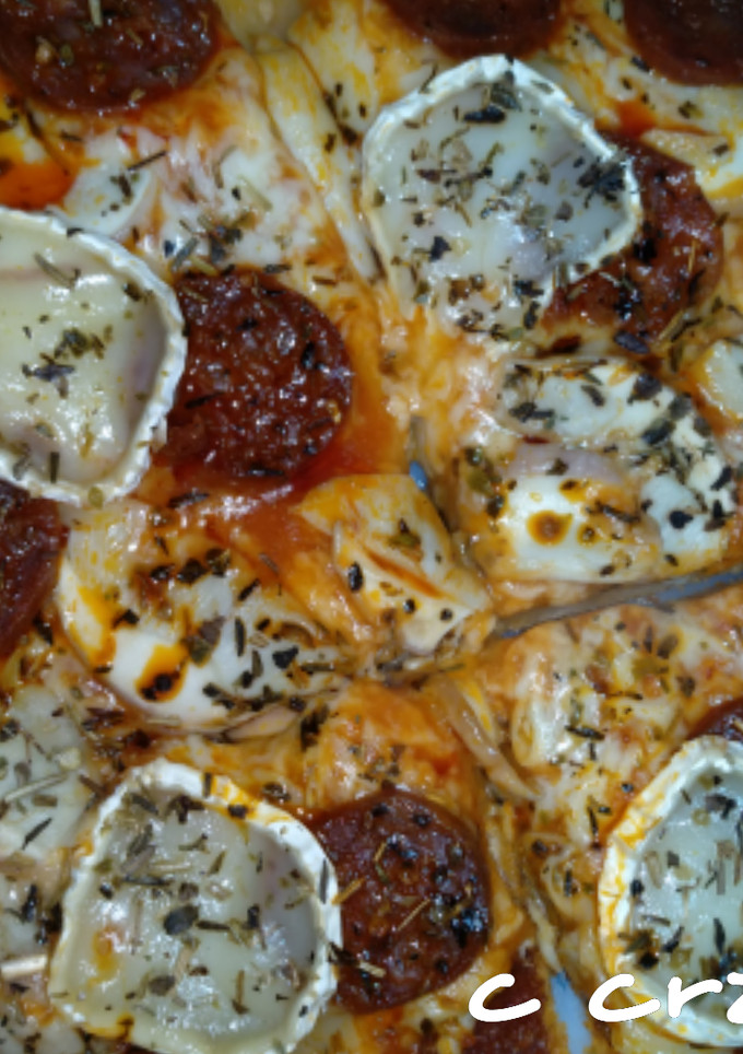 Una foto de Pizza en sartén