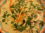 A picture of chicken peper soup
