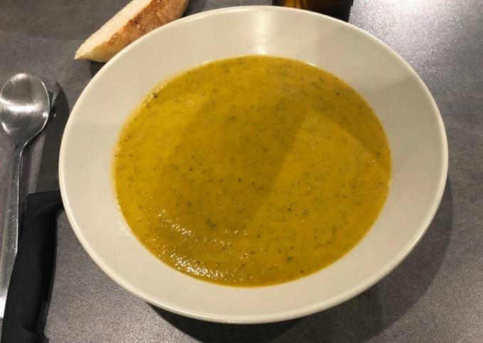 Soupe de courgettes