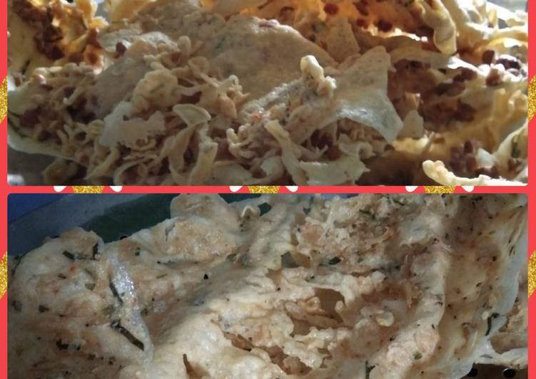 Peyek kacang dan udang kriuk,empuk gak keras