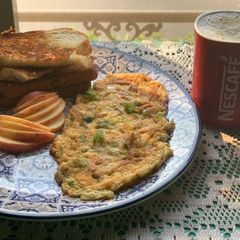 A picture of Vegetables Cheese omelette.