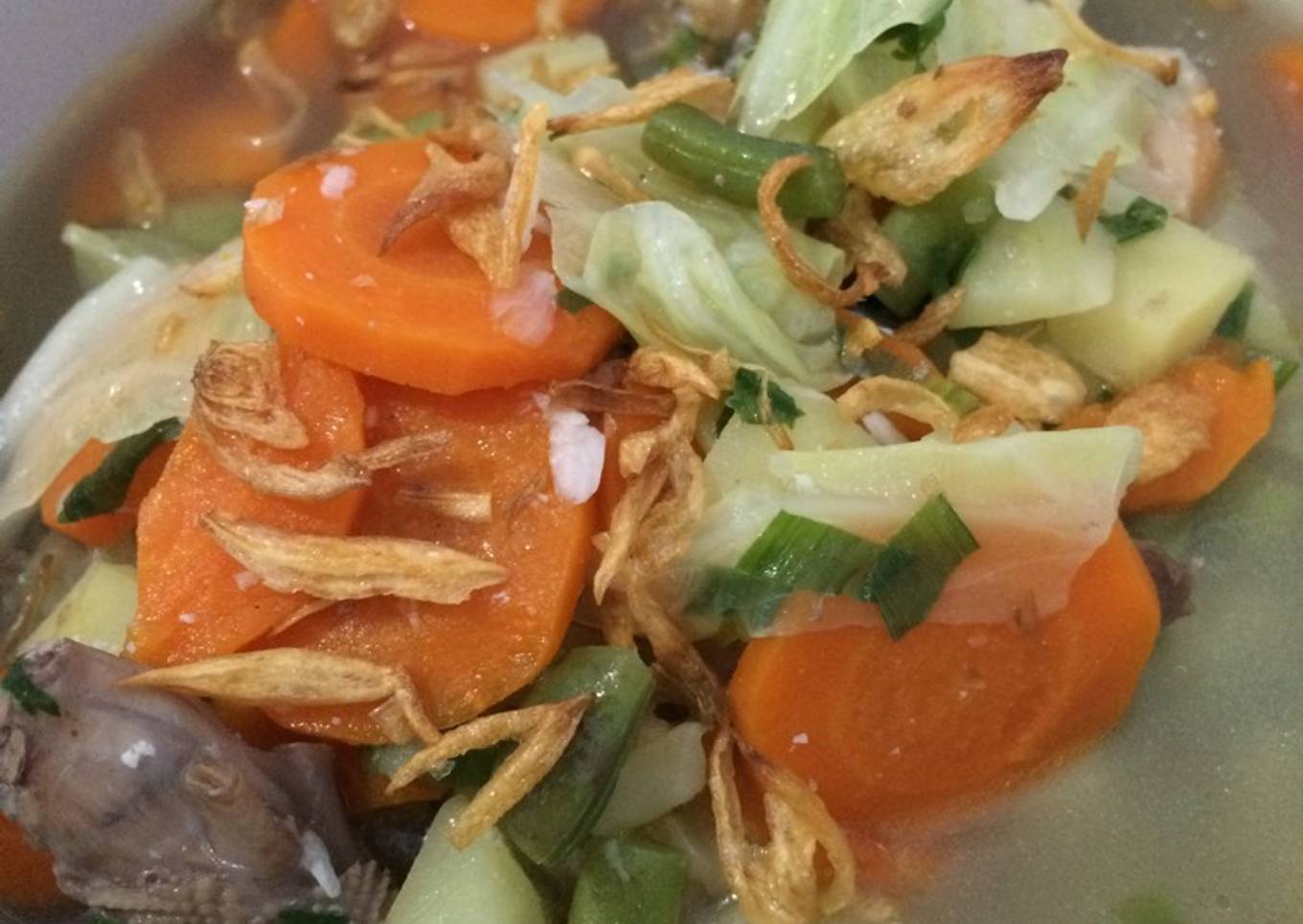 Sop Ayam porsi mini