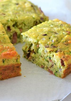 A picture of Zucchini slice.