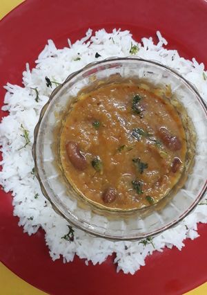 A picture of Rajma Masala.