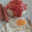 545 Arroz a la cubana