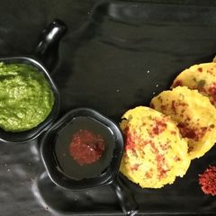 A picture of Cabbage idli.