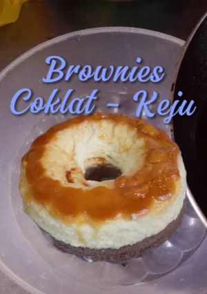 Foto resep Brownies Coklat - Keju (karamel)