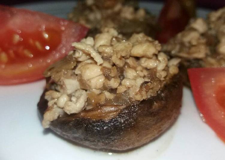 Recipe of Homemade Chicken Stuffed Mushroom