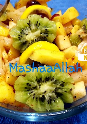 A picture of Sweet and tangy fruit salad.
