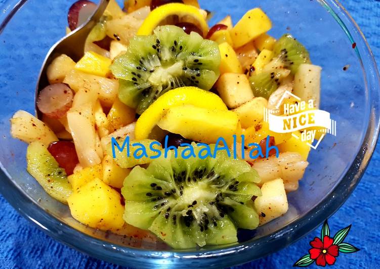 Sweet and tangy fruit salad