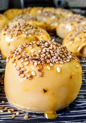 Una foto de ROLLO De Pan al Zaatar...!