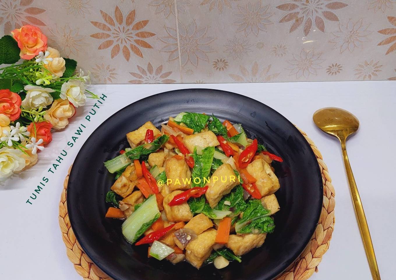 Tumis Tahu Sawi Putih