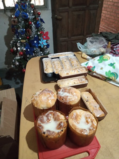 Una foto de Pan dulce de Navidad