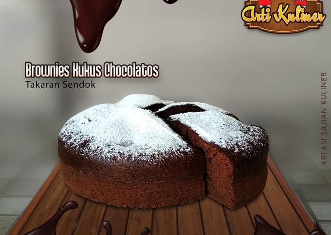 Brownis kukus chocolatos takaran sendok