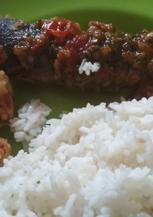 Foto resep Pecel lele sambel cabe ijo