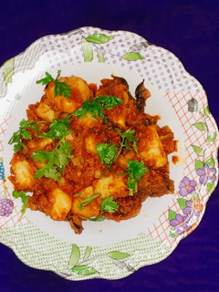 "ஸ்பைசி உருளைக்கிழங்கு மசாலா"(Spicy Potato Masala) #Combo4 செய்முறை முக்கிய புகைப்படம்