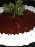 Cheesecake New York con compota de fresas