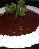 Cheesecake New York con compota de fresas