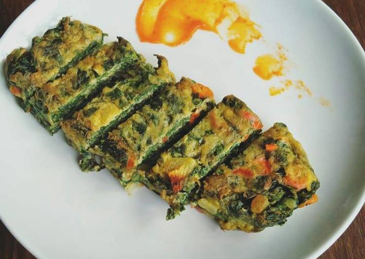 Langkah Mudah untuk Menyiapkan Spinach tamagoyaki yang Lezat