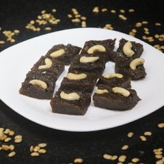 Horse gram halwa A picture of Horse gram halwa.