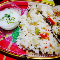 Veg Pulao A picture of Veg Pulao.