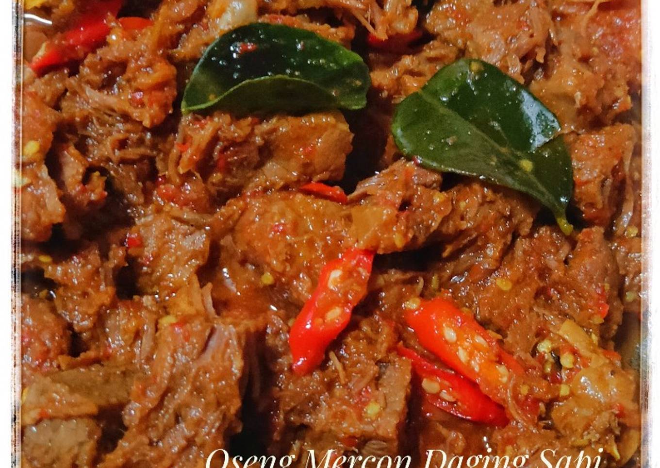 Oseng Mercon Daging Sapi