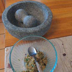 A picture of Brinjal Chutney.