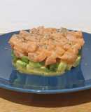 Tartar de salmón y aguacate