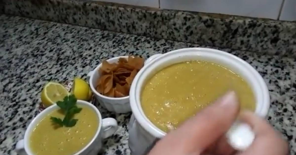 طريقة عمل شوربة عدس على اصولها بطريقة سهلة وسريعة من Samar Mallah كوكباد