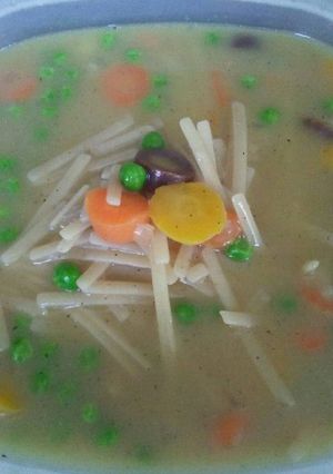 A picture of Gluten free ramen style soup.