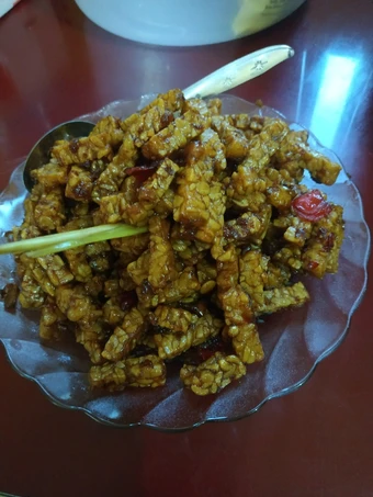 Cara Gampang Membikin Resep Tempe kering pedas manis yang Bisa Manjain Lidah Anti Ribet, Bikin Ngiler