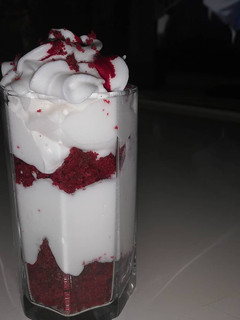 A picture of Cake parfait.