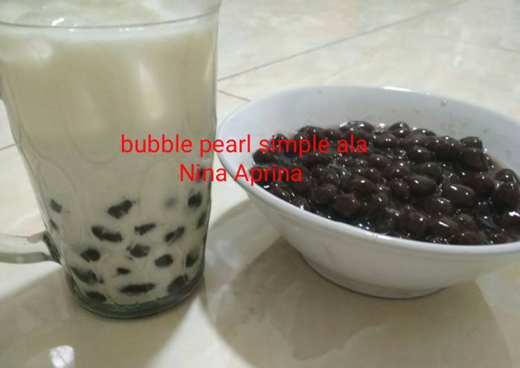 Bubble pearl simple ala Nina Aprina