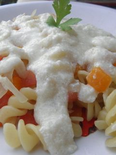 Una foto de Fideos con vegetales