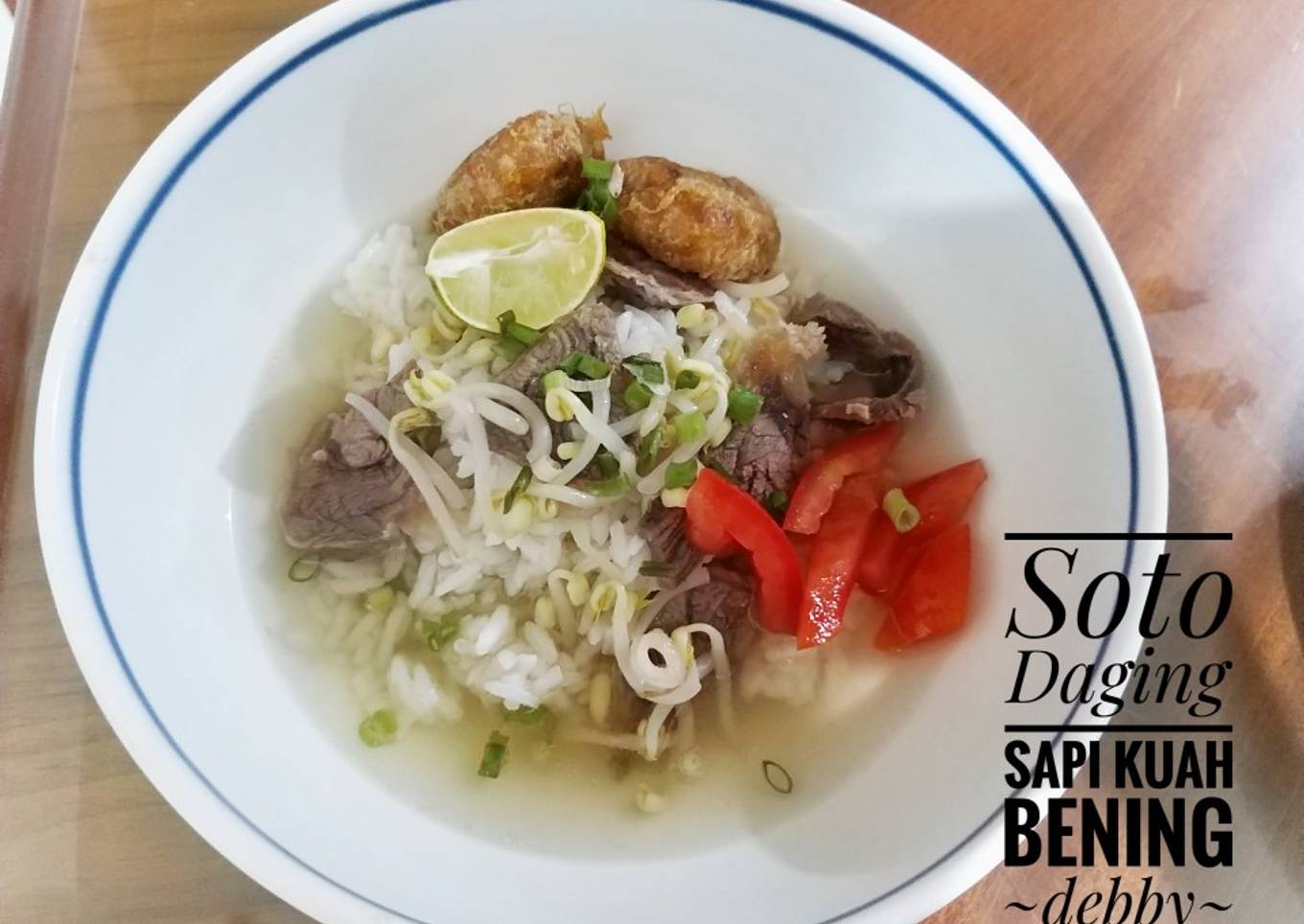 Soto Daging Sapi Kuah Bening