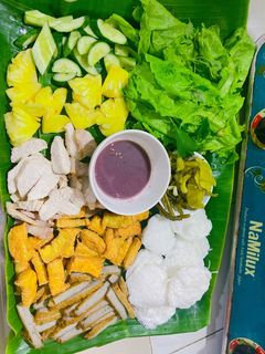 Hình của món Bún đậu mắm tôm.