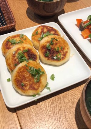 Hình của món Bánh mochi khoai tây phô mai kiểu Hokkaido.