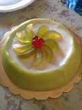 Cassata with Leftover Colomba and Easter Eggs