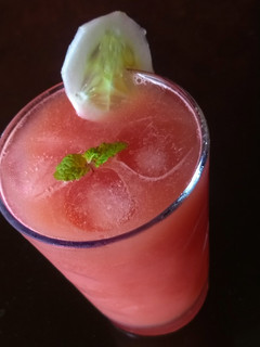A picture of Cucumelon juice.