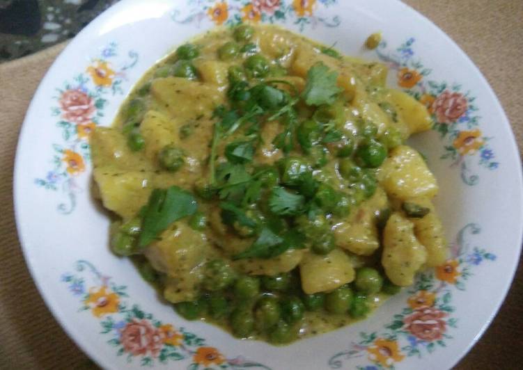 Simple Way to Prepare Perfect Aloo matar sabji